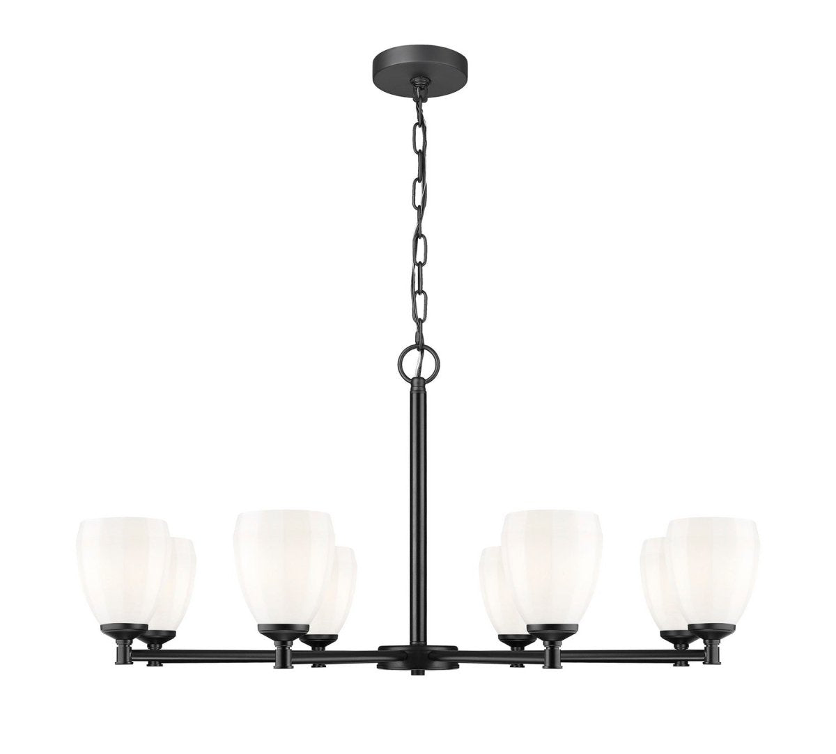 Lustre Oren - Noir mat 42" by Z-Lite | Luminaires & cie