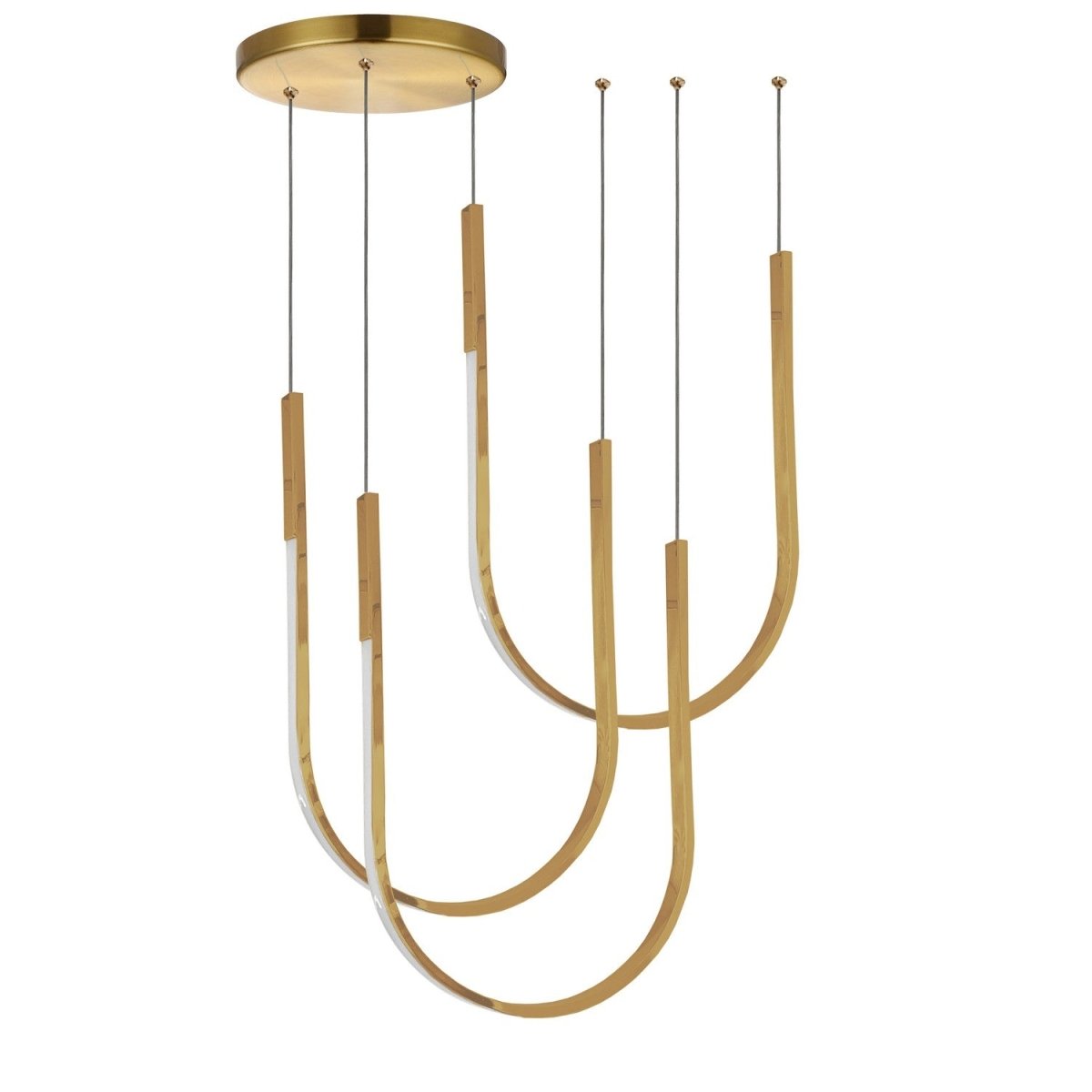 Lustre Pacari - Chrome poli by Dainolite | Luminaires & cie