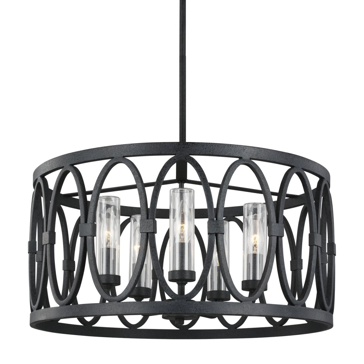 Lustre Patrice - Dark Weathered Zinc 21 by Visual Comfort Studio | Luminaires & cie