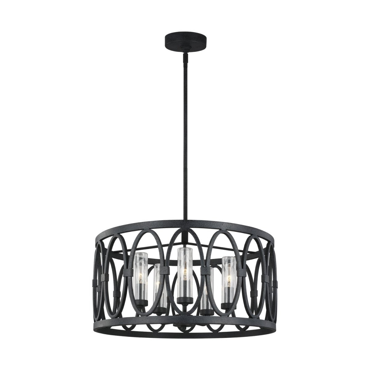 Lustre Patrice - Dark Weathered Zinc 21 by Visual Comfort Studio | Luminaires & cie