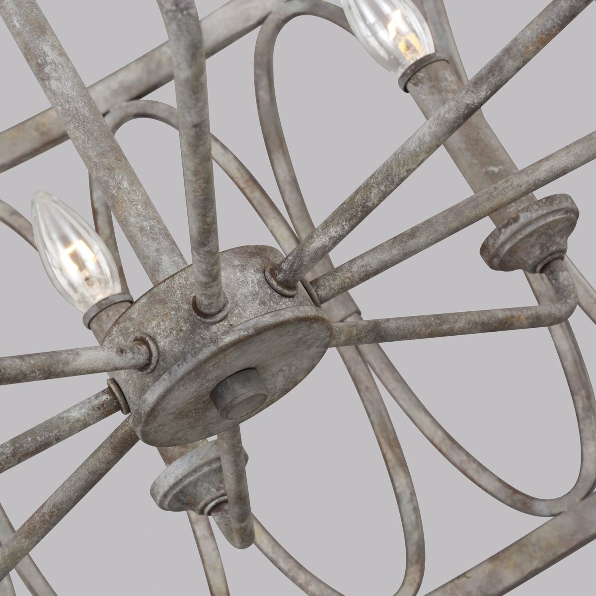Lustre Patrice - Dark Weathered Zinc 21 by Visual Comfort Studio | Luminaires & cie