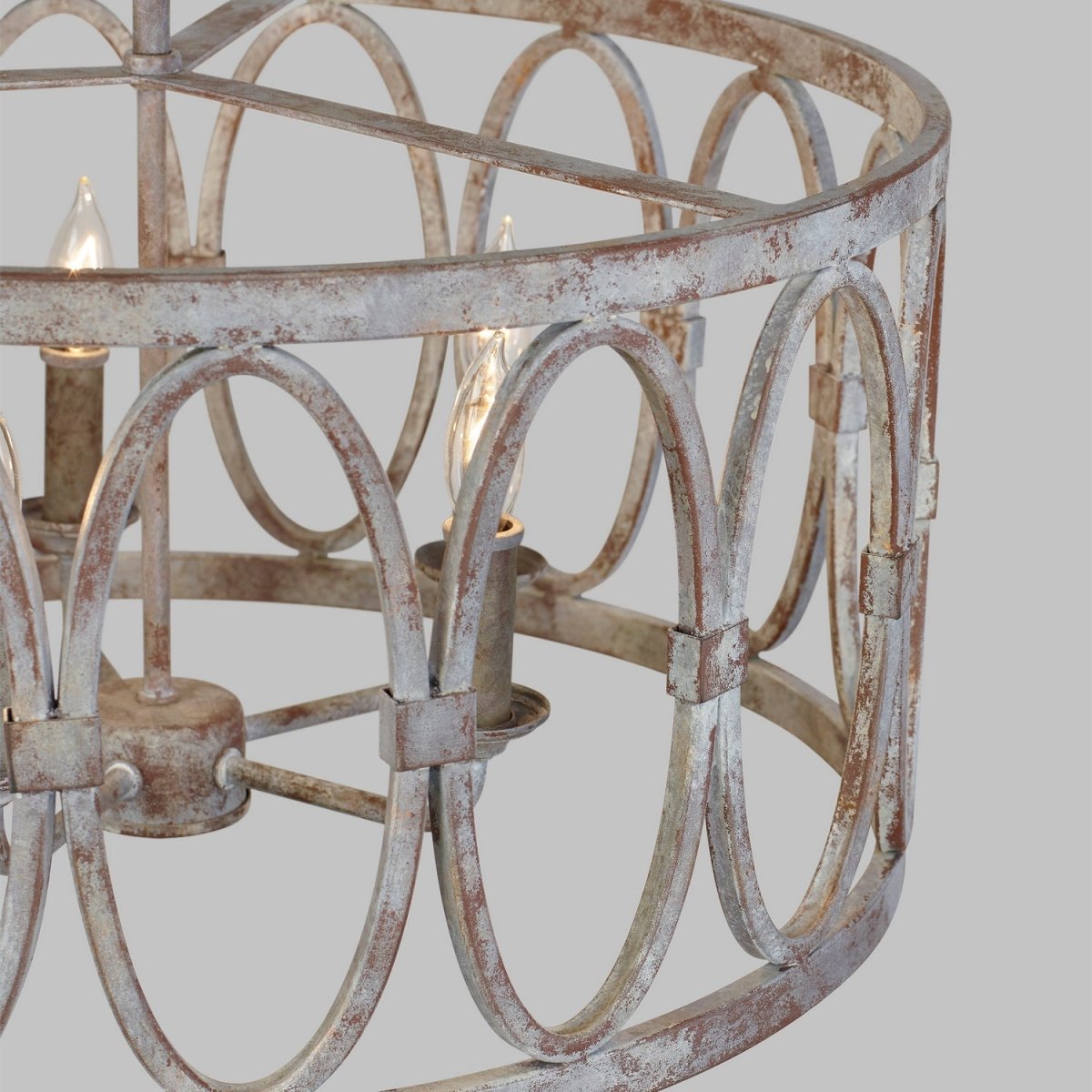 Lustre Patrice - Dark Weathered Zinc 21 by Visual Comfort Studio | Luminaires & cie
