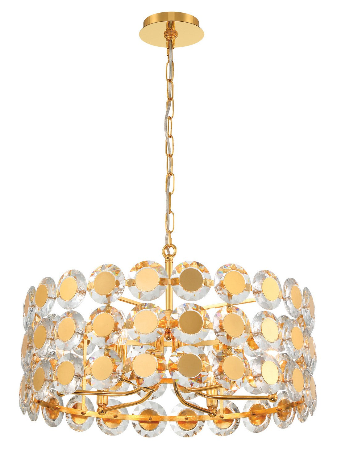 Lustre Perrene Or, 23 1/4" – Eurofase