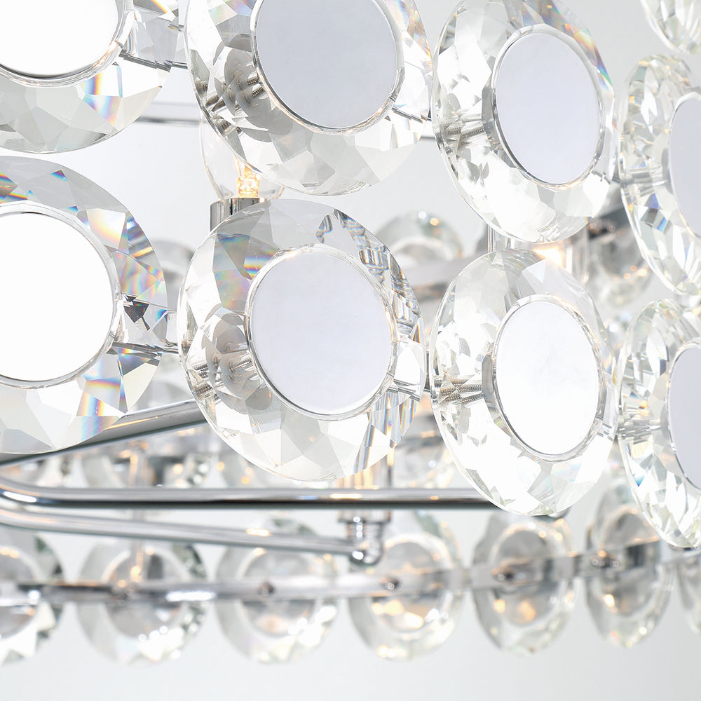 Lustre Perrene Chrome, 31 1/2" – vue 3