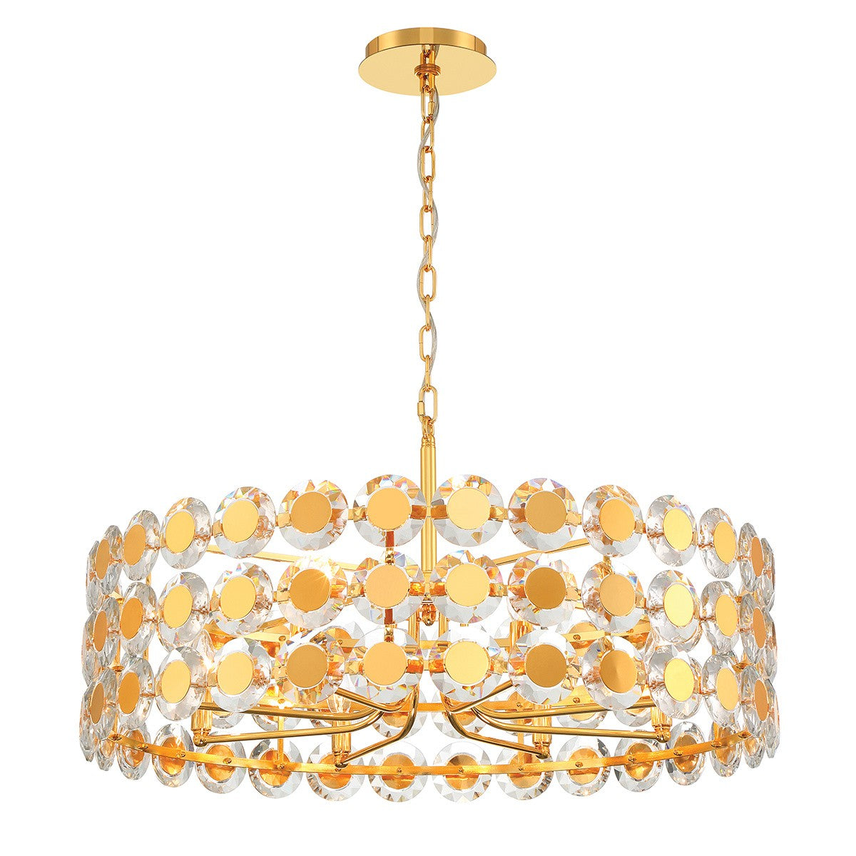 Lustre Perrene Or, 31 1/2" – Eurofase