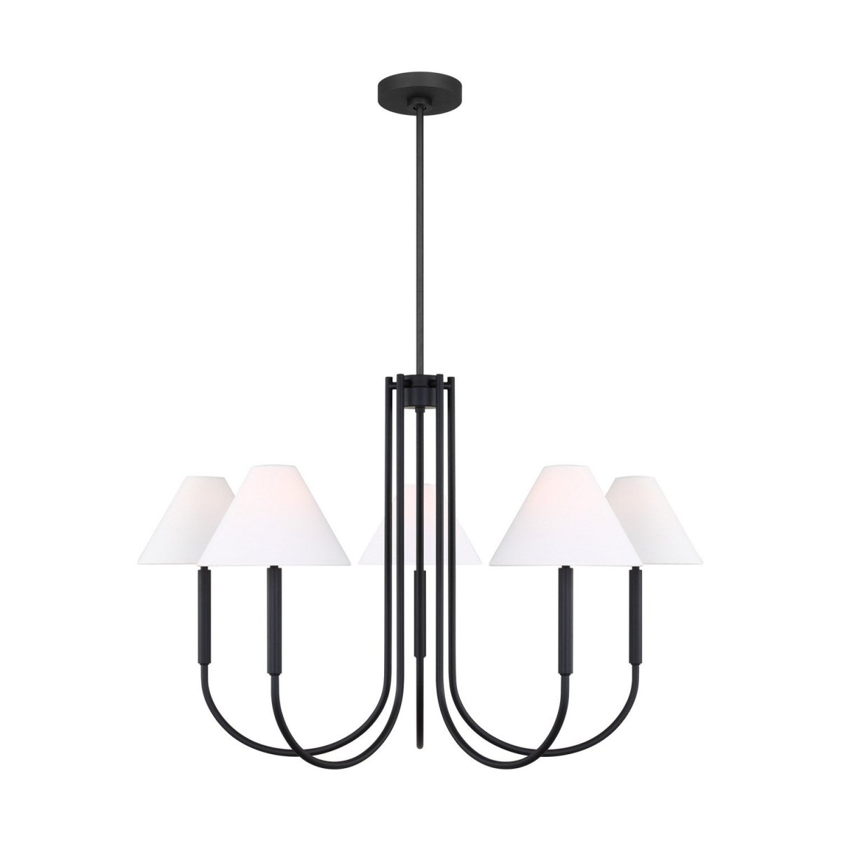 Lustre Porteau - Noir minuit 38" by Visual Comfort Studio | Luminaires & cie