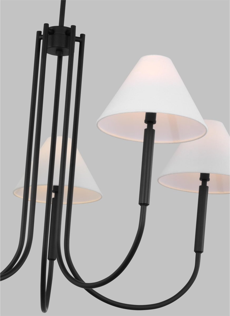 Lustre Porteau - Laiton satiné 38" by Visual Comfort Studio | Luminaires & cie