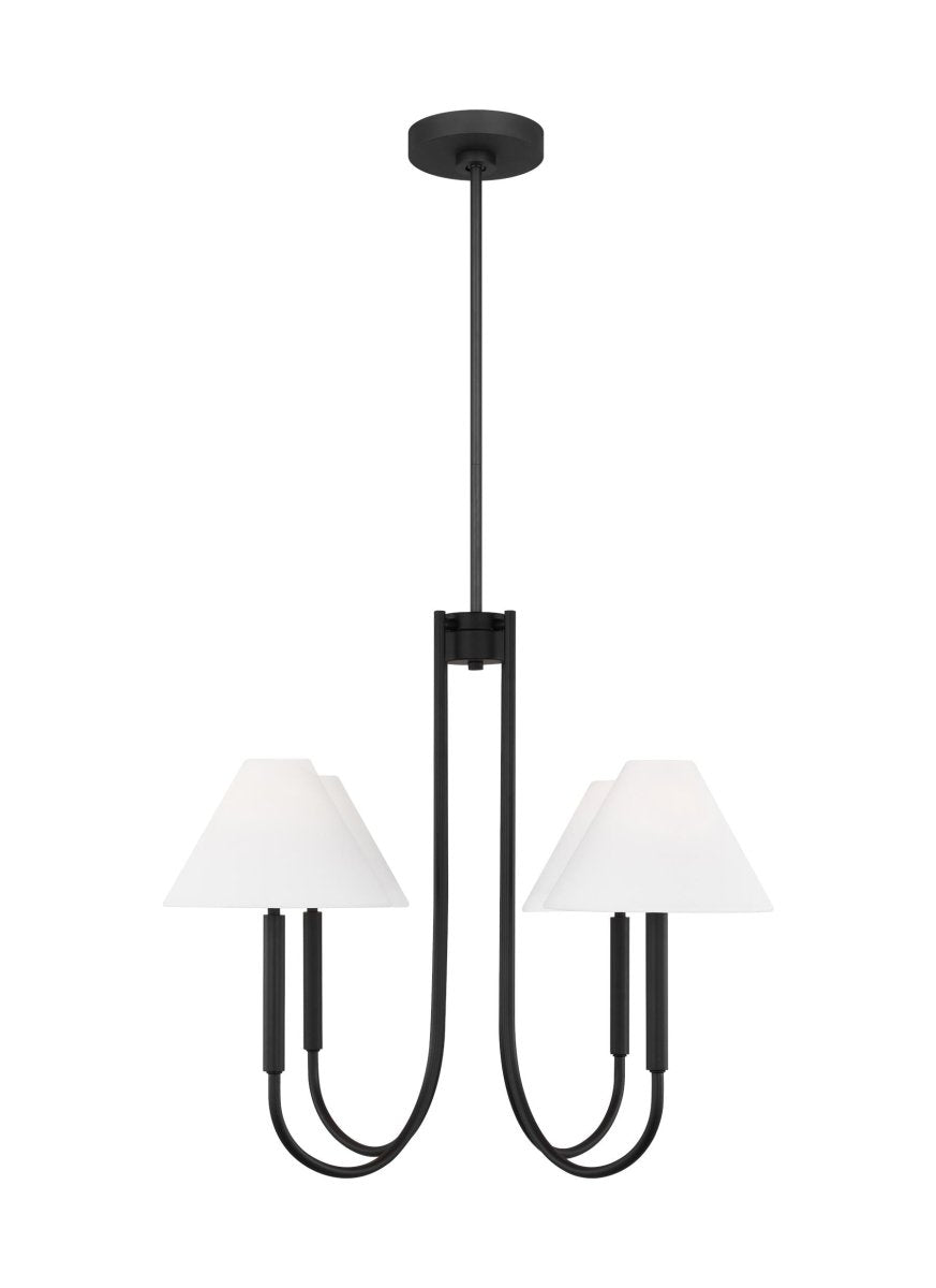 Lustre Porteau - Laiton satiné 38" by Visual Comfort Studio | Luminaires & cie