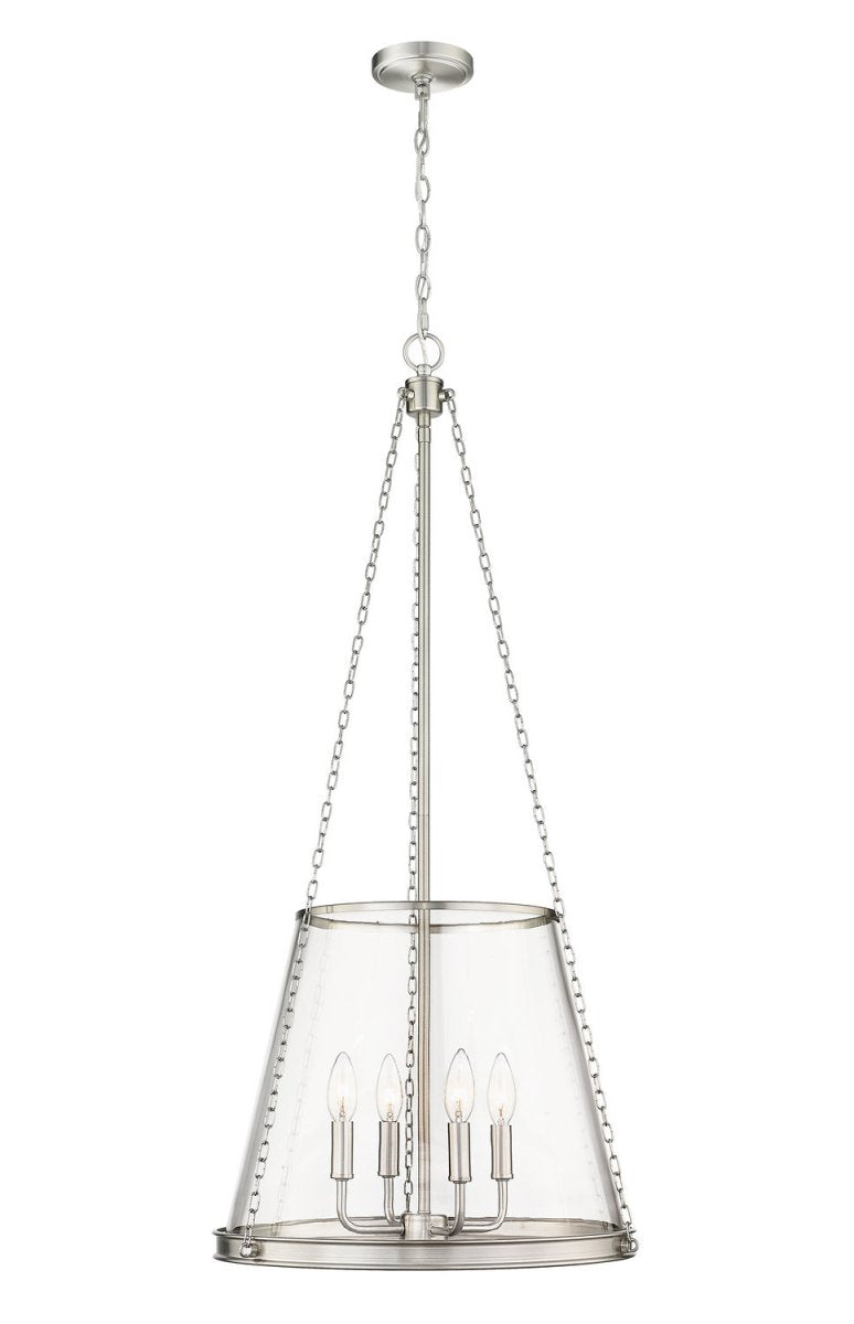 Lustre Prescott - Nickel brossé 18" by Z-Lite | Luminaires & cie