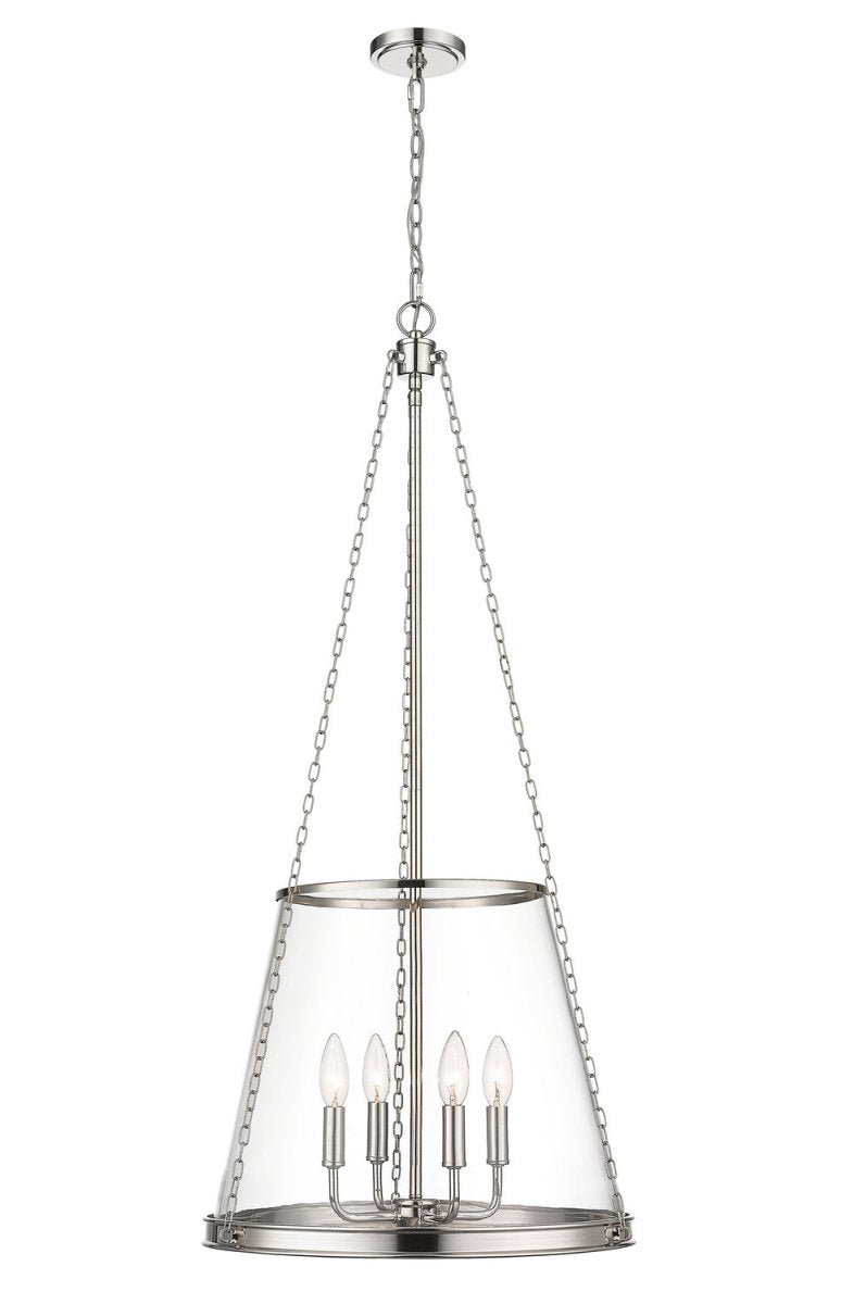 Lustre Prescott - Nickel poli 18" by Z-Lite | Luminaires & cie