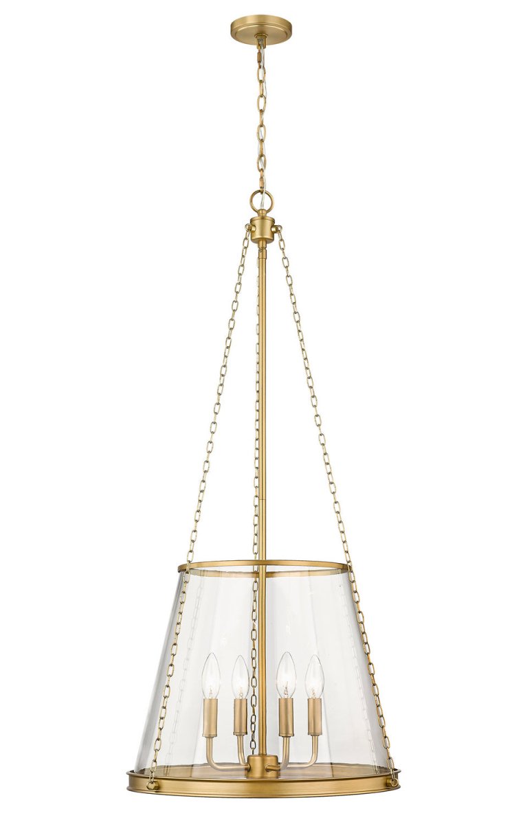 Lustre Prescott - Laiton frotté 18" by Z-Lite | Luminaires & cie