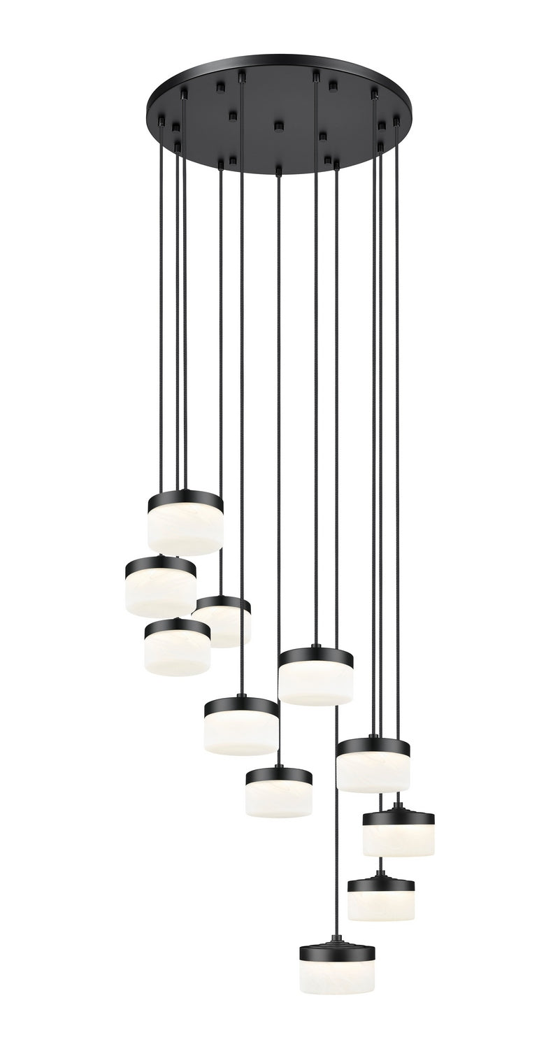 Lustre Renaud Noir mat, 28" – Z-Lite