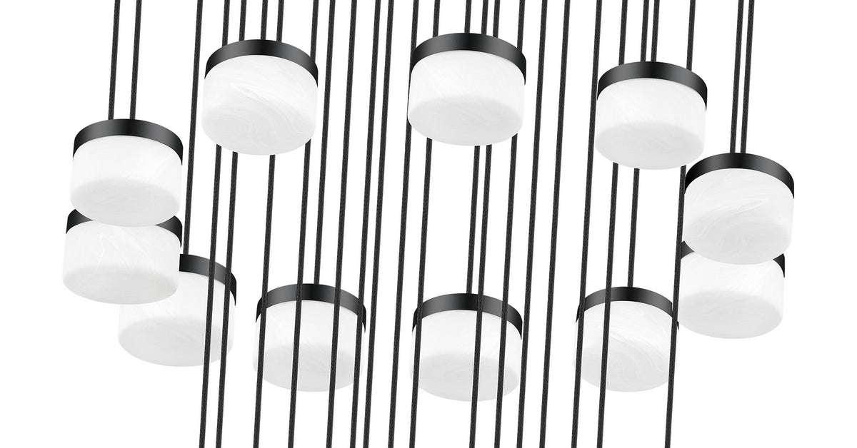 Lustre Renaud Noir mat, 40 3/4" – vue 4