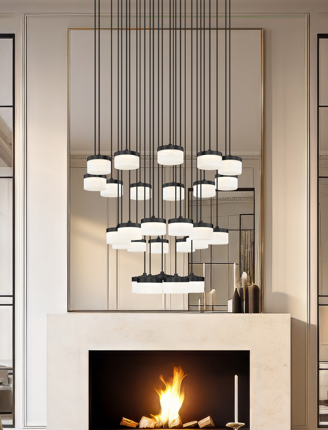 Lustre Renaud Noir mat, 40 3/4" – vue 6