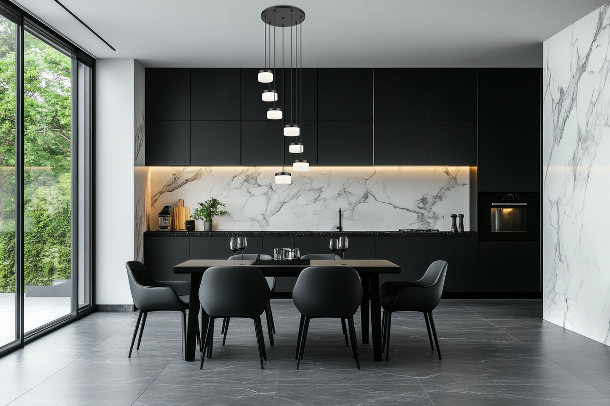 Lustre Renaud Noir mat, 21" – vue 7