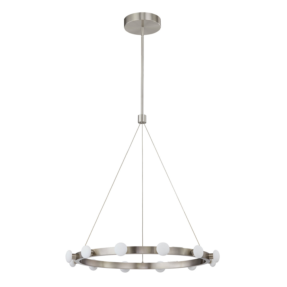 Lustre Rezz Nickel brossé, 27 5/8" – Kuzco Lighting