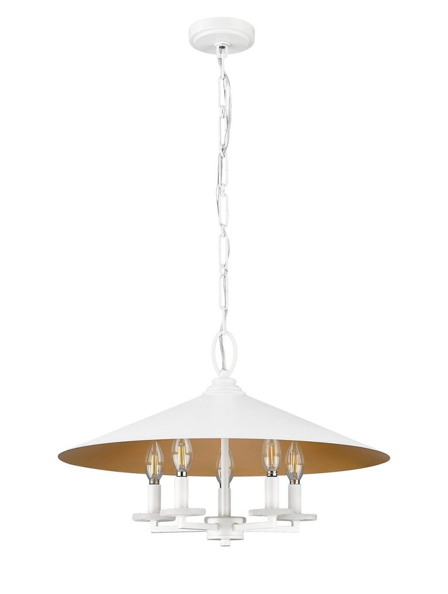 Lustre Rialto - Blanc mat 22" by Z-Lite | Luminaires & cie