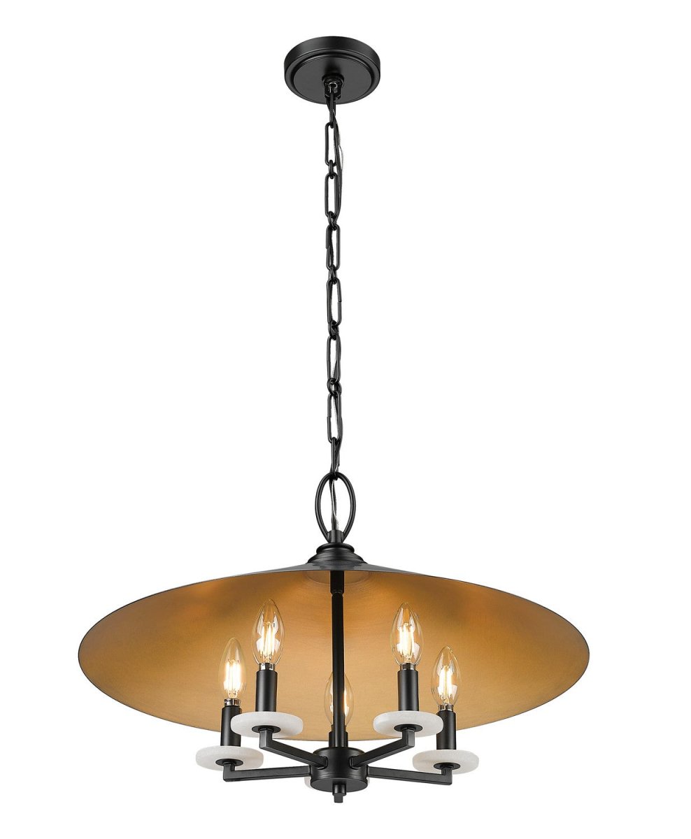 Lustre Rialto - Étain signature 32" by Z-Lite | Luminaires & cie