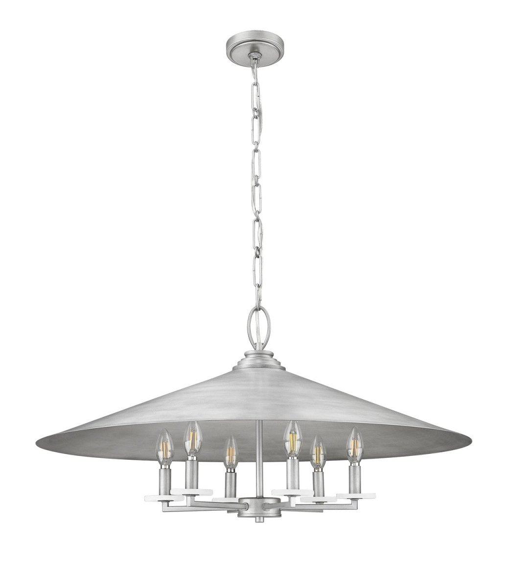 Lustre Rialto - Étain signature 32" by Z-Lite | Luminaires & cie