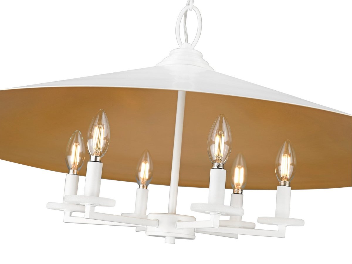 Lustre Rialto - Étain signature 32" by Z-Lite | Luminaires & cie
