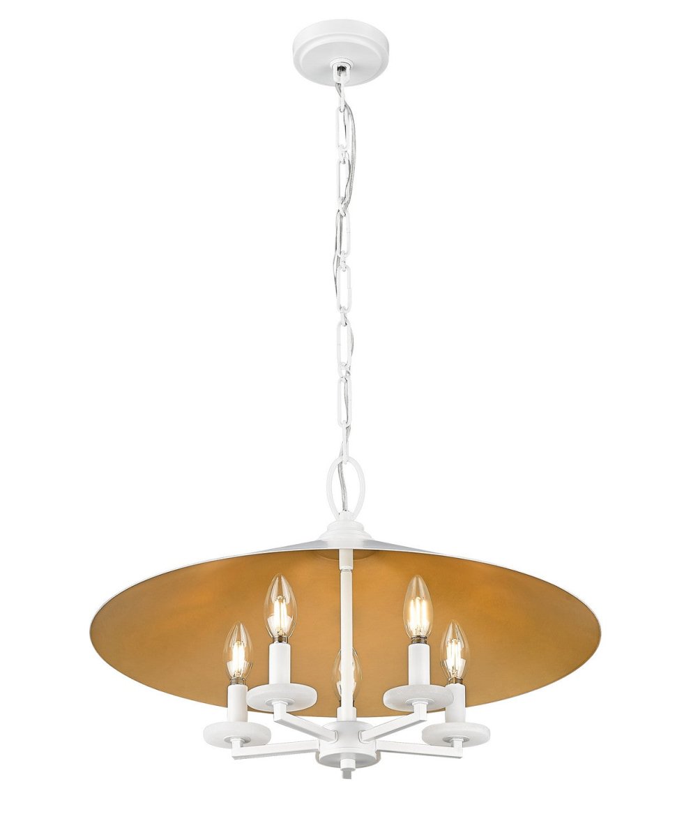 Lustre Rialto - Étain signature 32" by Z-Lite | Luminaires & cie
