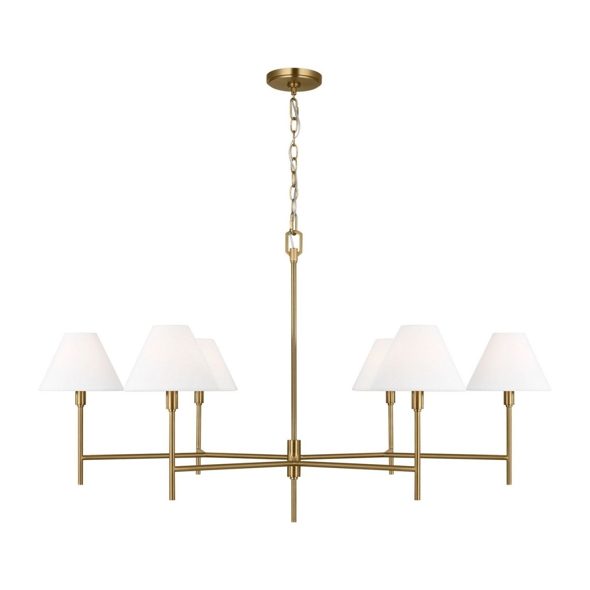 Lustre Ridgewood - Laiton bruni 48" by Visual Comfort Studio | Luminaires & cie
