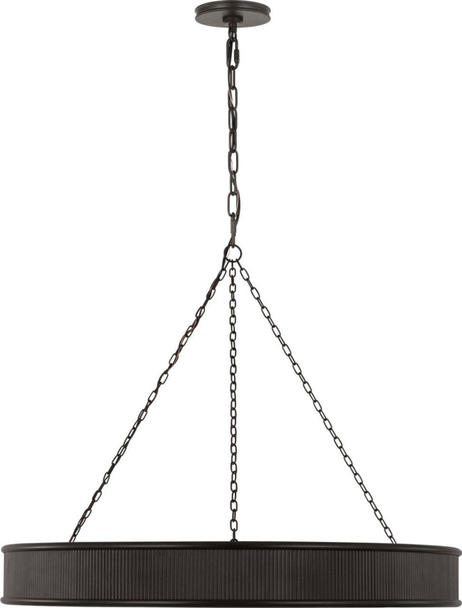 Lustre Ritz - Fer vieilli 36" by Visual Comfort Studio | Luminaires & cie