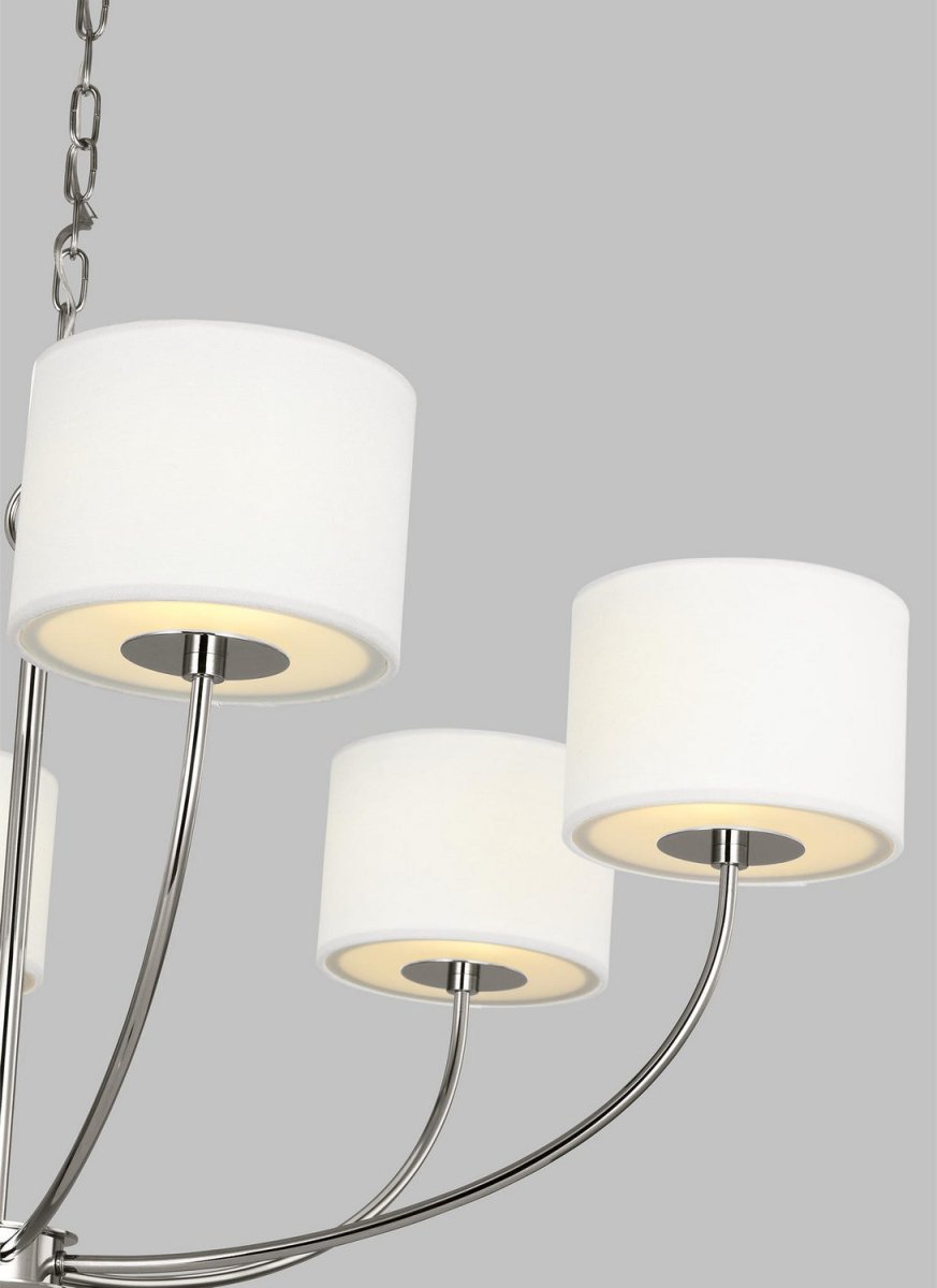 Lustre Sawyer - Rotin blond 32" by Visual Comfort Studio | Luminaires & cie