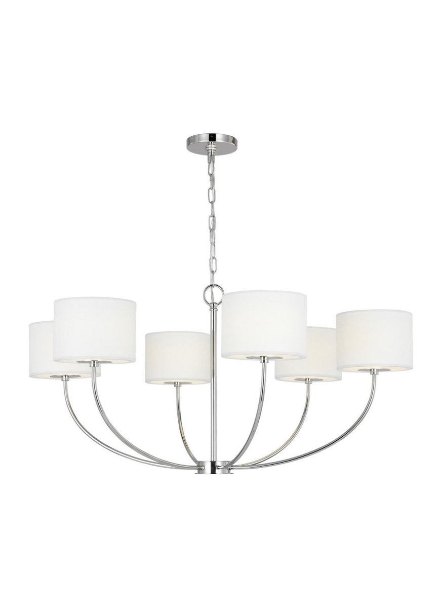 Lustre Sawyer - Rotin blond 32" by Visual Comfort Studio | Luminaires & cie