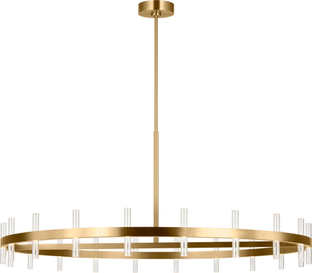 Lustre Silas - Laiton bruni 48" by Visual Comfort Studio | Luminaires & cie
