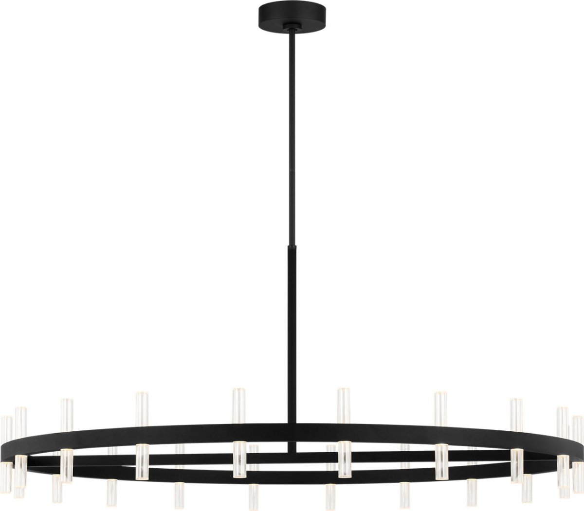 Lustre Silas - Noir minuit 48" by Visual Comfort Studio | Luminaires & cie