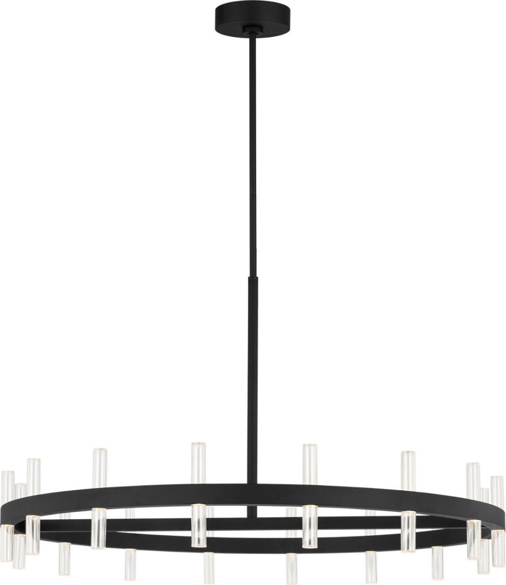 Lustre Silas - Noir minuit 36" by Visual Comfort Studio | Luminaires & cie