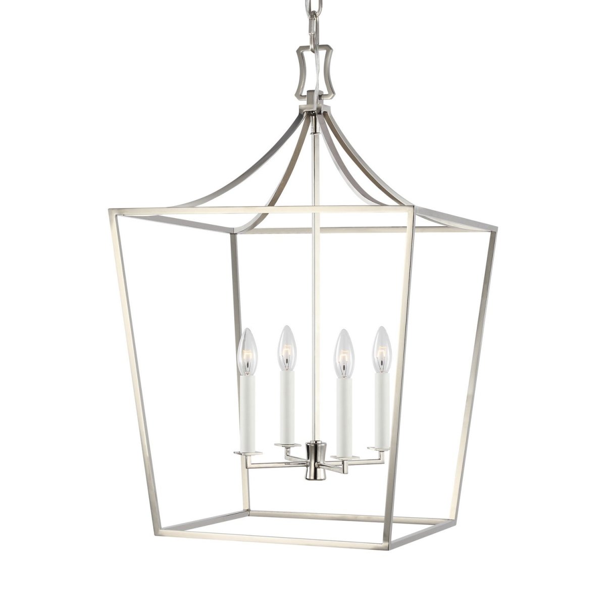 Lustre Southold - Nickel poli 18" by Visual Comfort Studio | Luminaires & cie