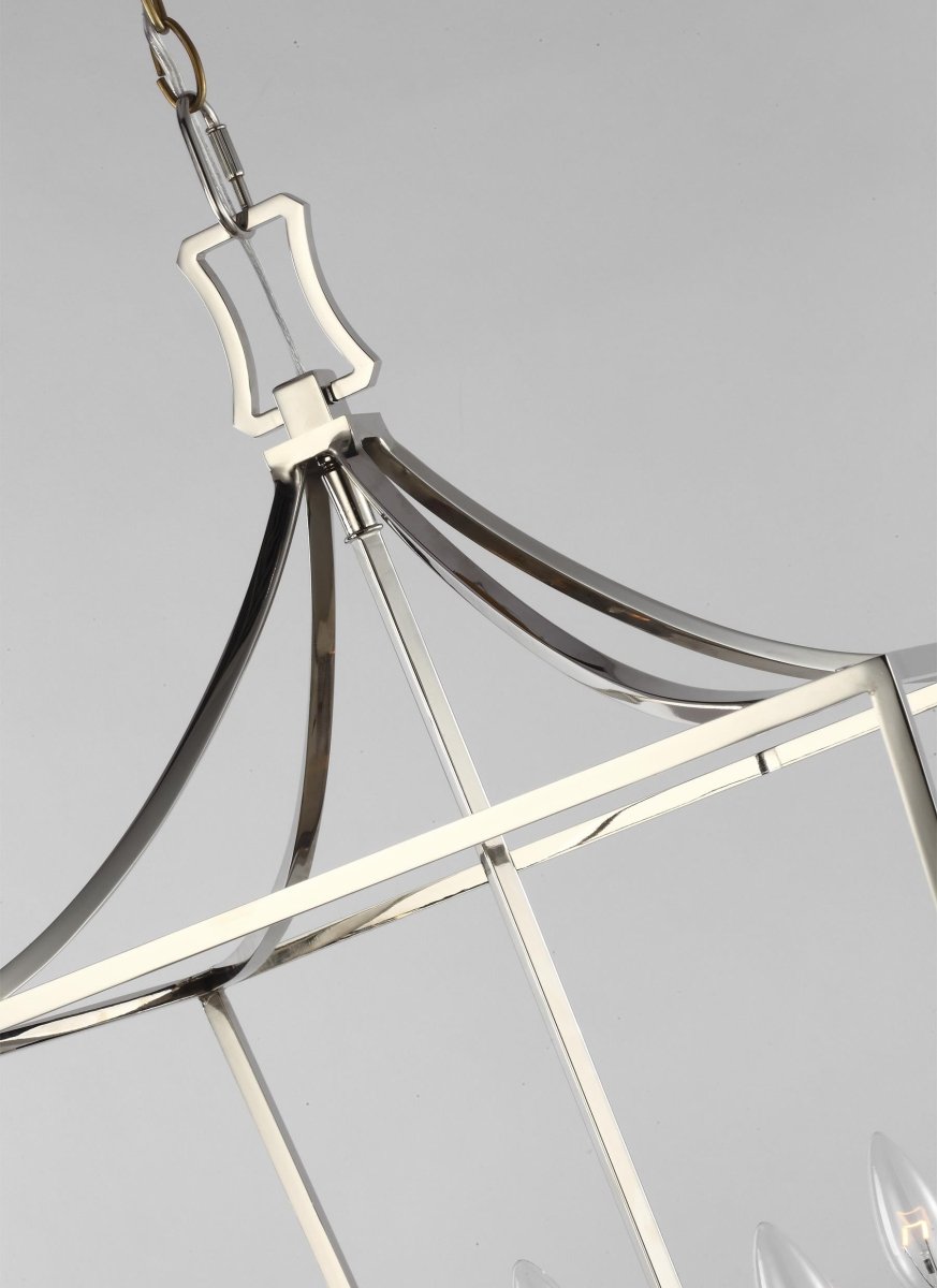 Lustre Southold - Nickel poli 10" by Visual Comfort Studio | Luminaires & cie