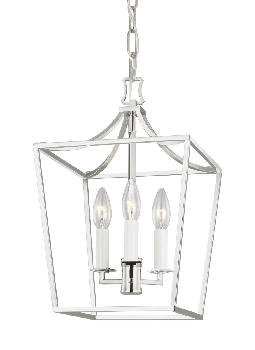Lustre Southold - Nickel poli 10" by Visual Comfort Studio | Luminaires & cie