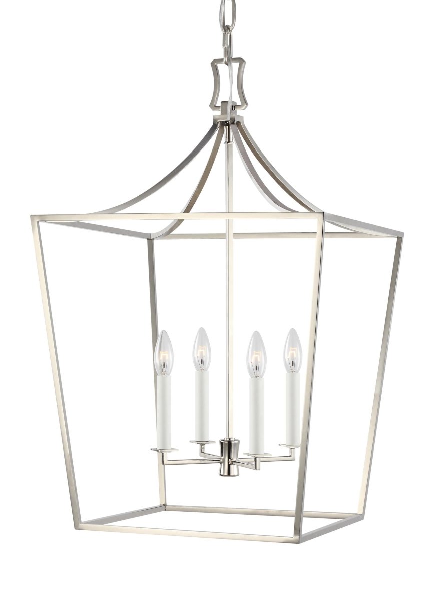 Lustre Southold - Nickel poli 10" by Visual Comfort Studio | Luminaires & cie