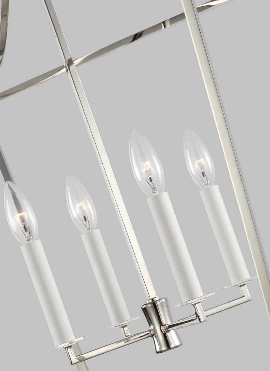 Lustre Southold - Nickel poli 10" by Visual Comfort Studio | Luminaires & cie