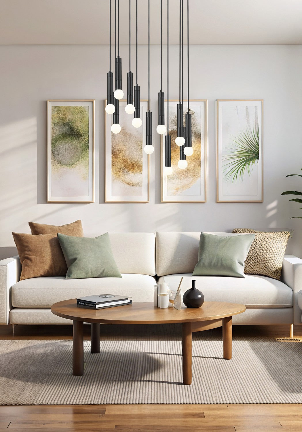 Lustre Stari Noir mat, 24" – vue 6