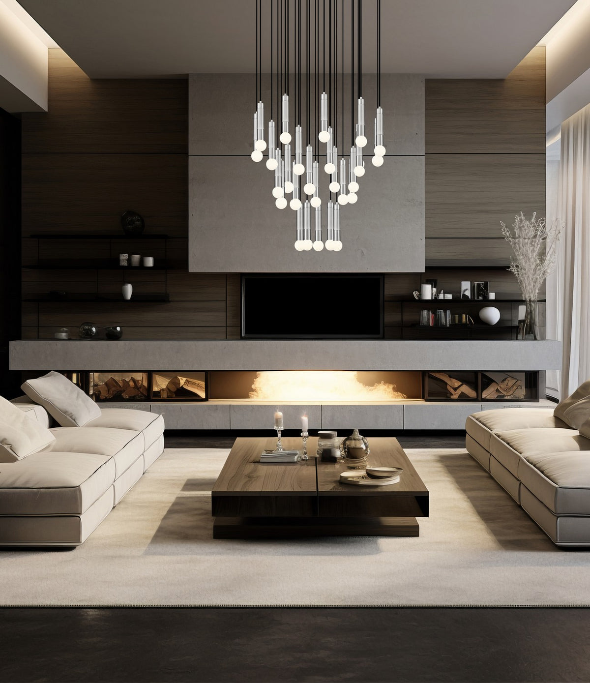 Lustre Stari Nickel brossé, 36" – vue 7