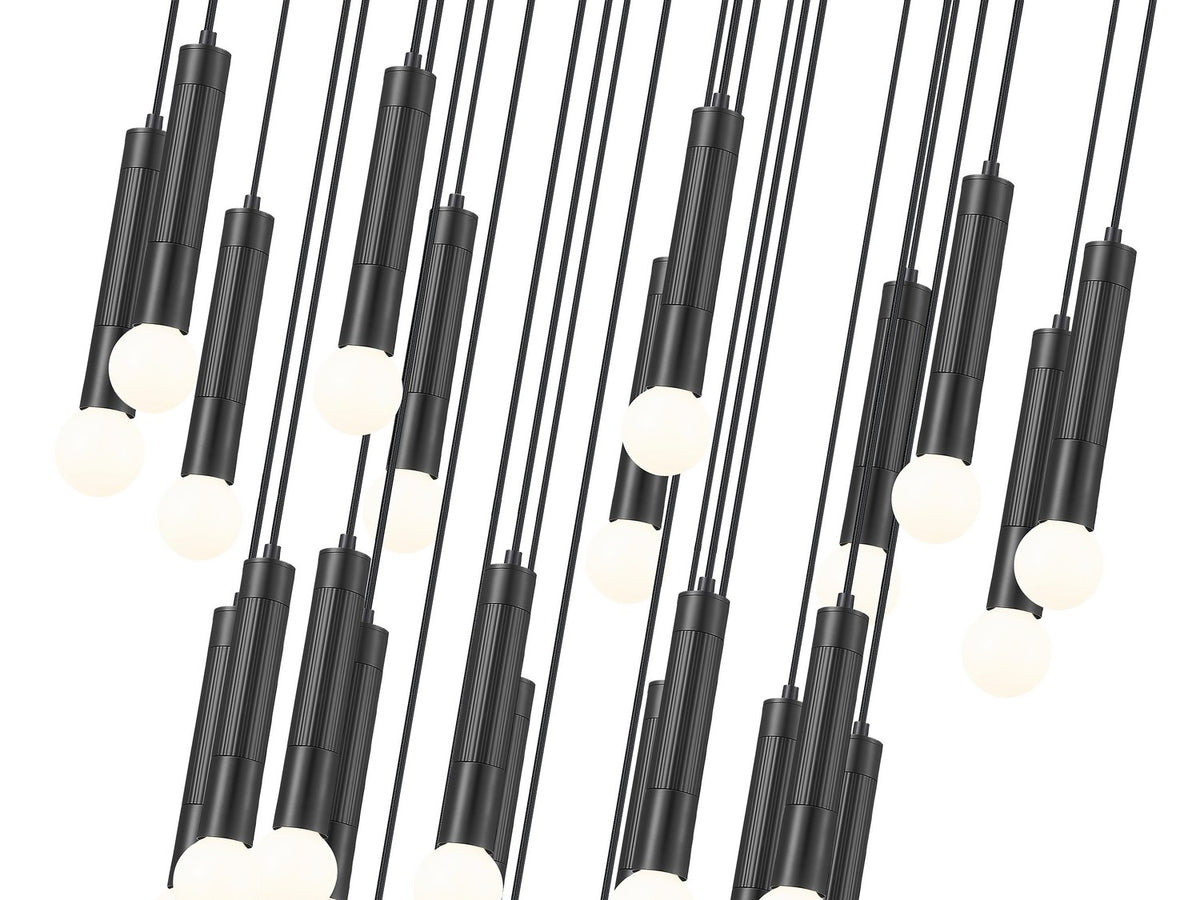 Lustre Stari Noir mat, 36" – vue 4