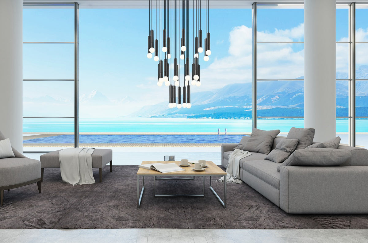 Lustre Stari Noir mat, 36" – vue 6