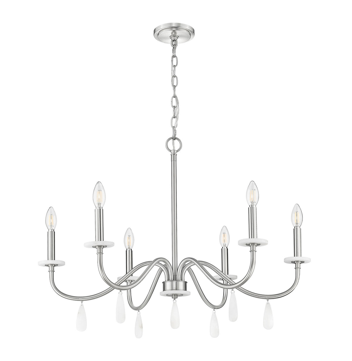 Lustre Toussant Nickel brossé, 32" – vue 2