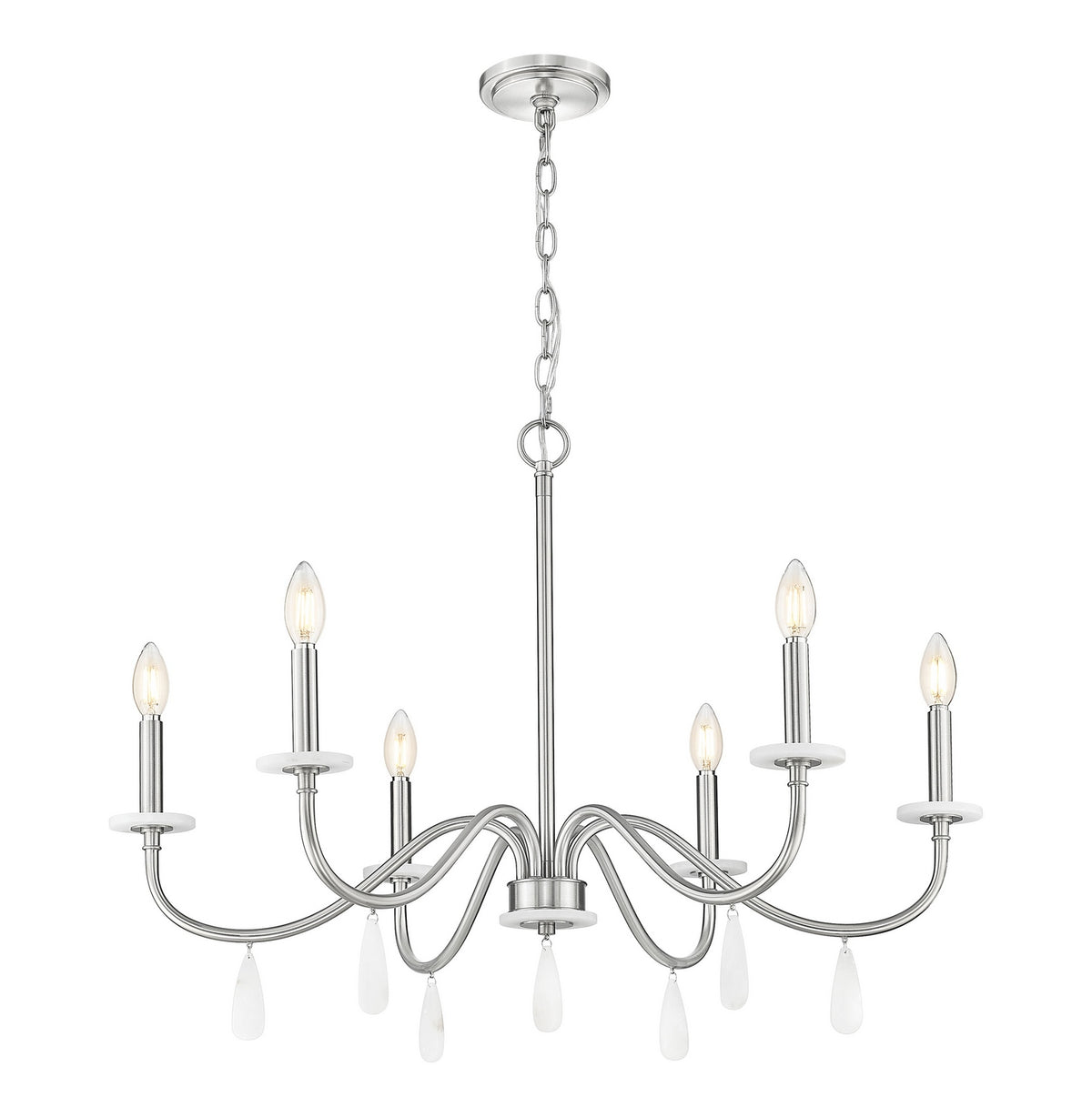 Lustre Toussant Nickel brossé, 32" – vue 3