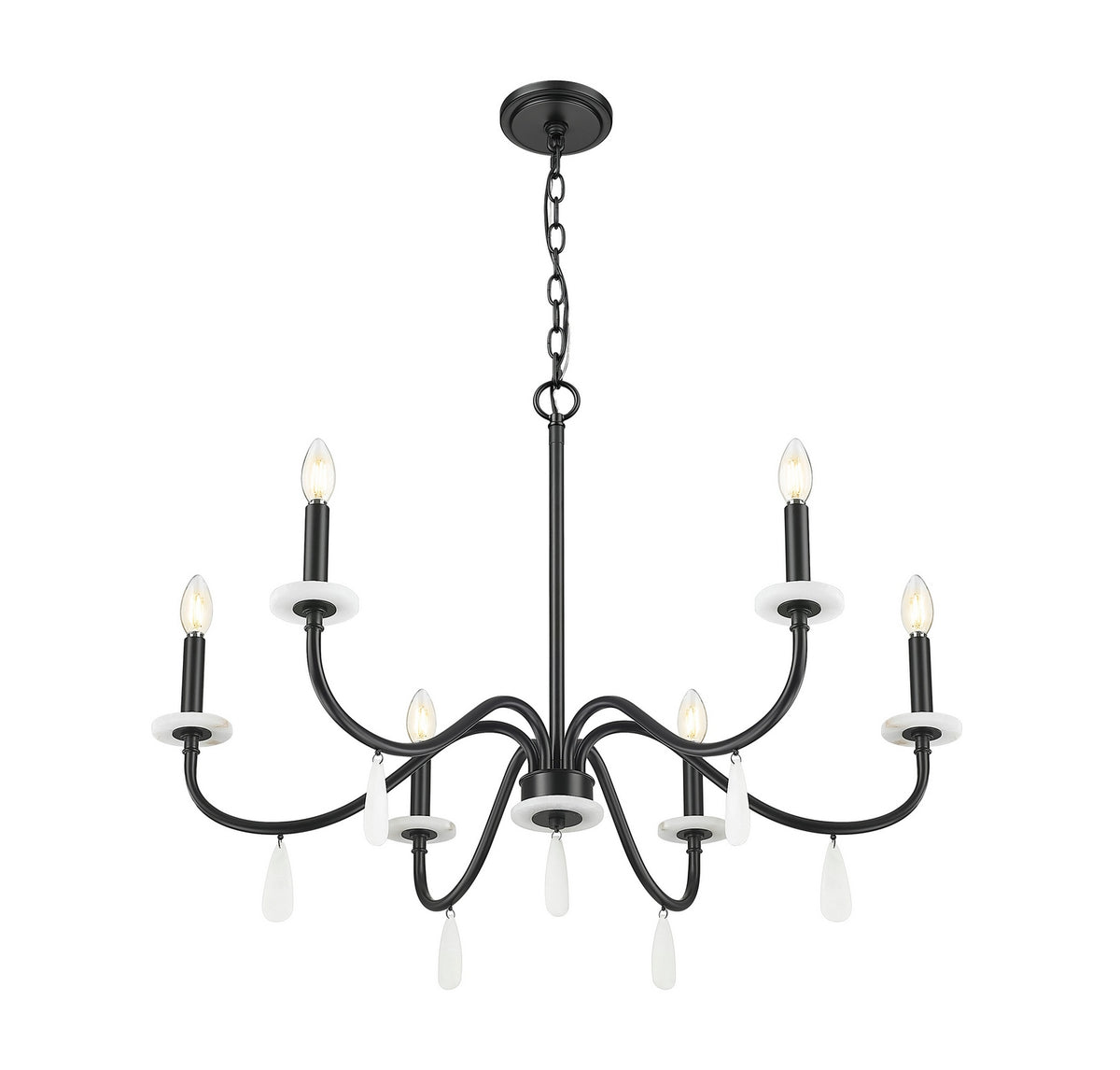 Lustre Toussant Noir mat, 32" – vue 2