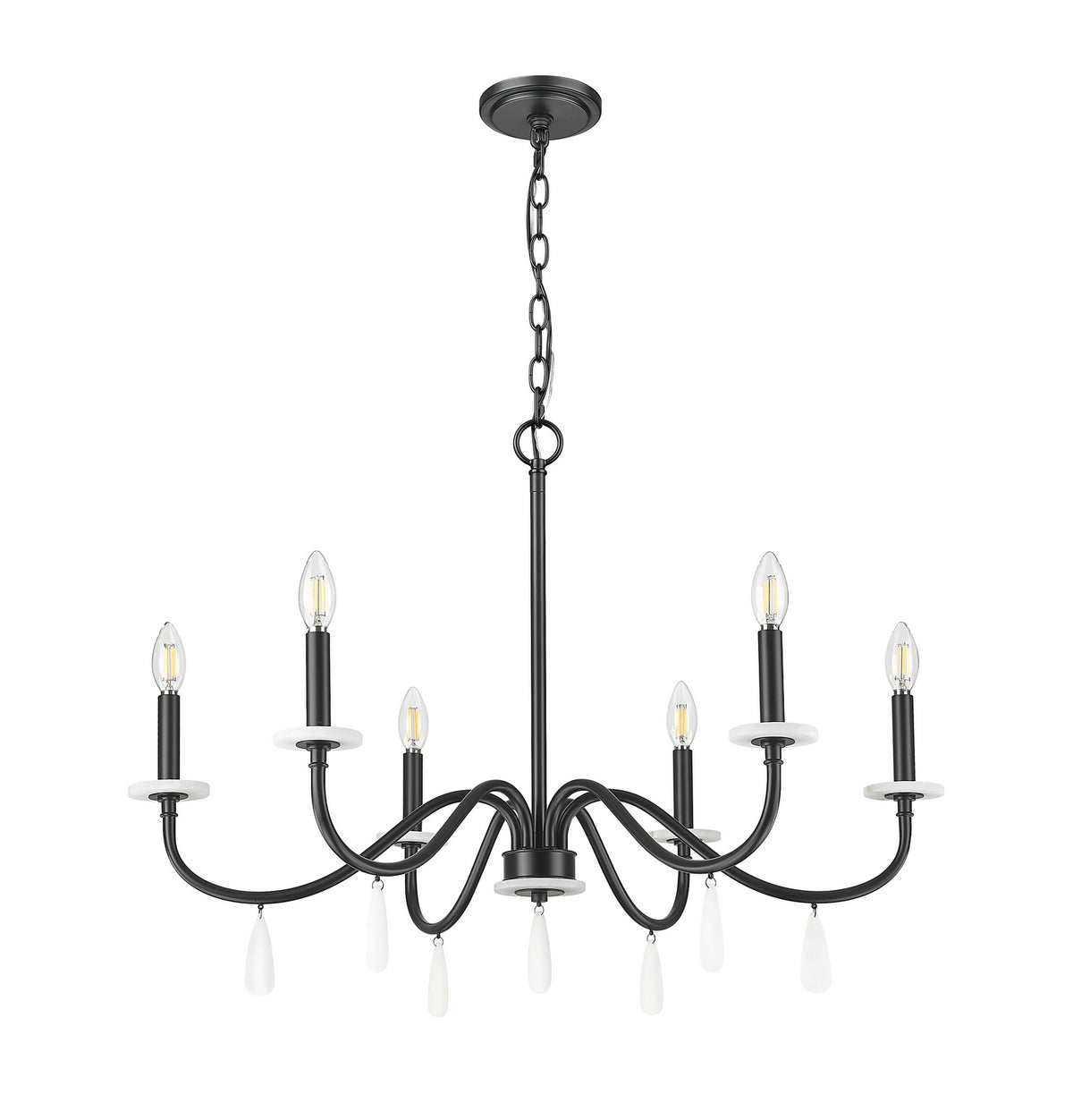 Lustre Toussant Noir mat, 32" – vue 5