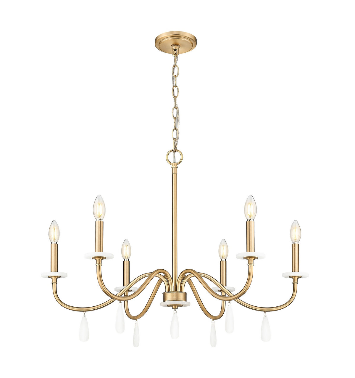 Lustre Toussant Or moderne, 32" – vue 4