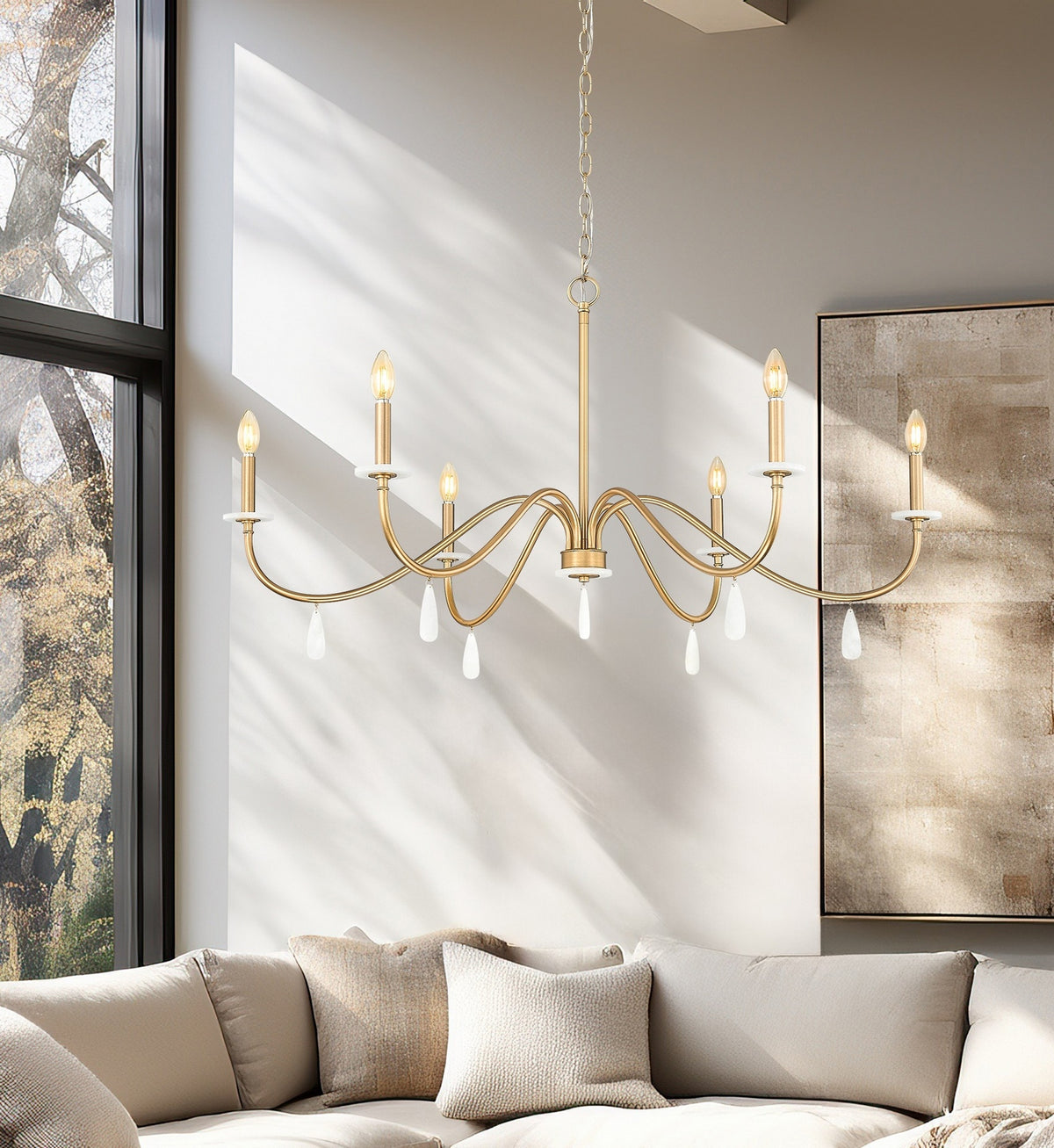 Lustre Toussant Or moderne, 45" – vue 8