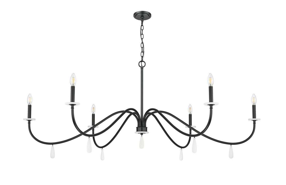 Lustre Toussant Noir mat, 63" – vue 2