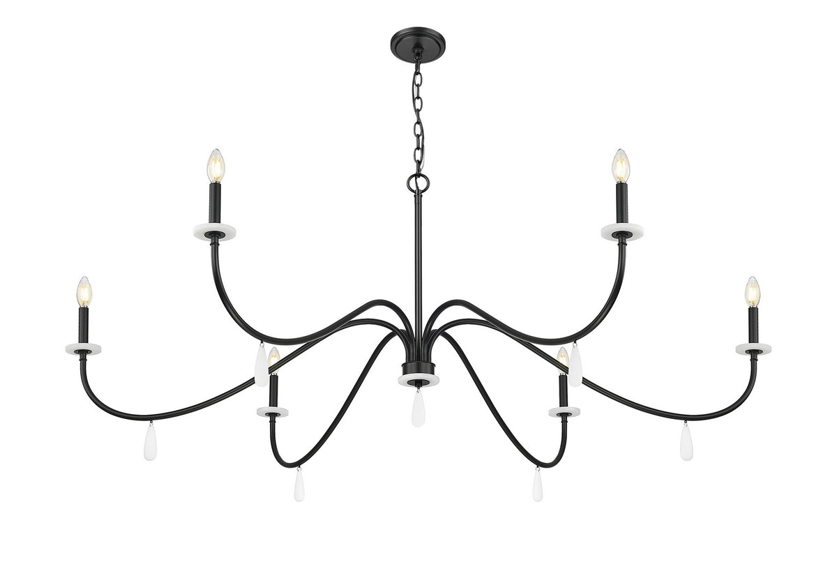 Lustre Toussant Noir mat, 63" – vue 3