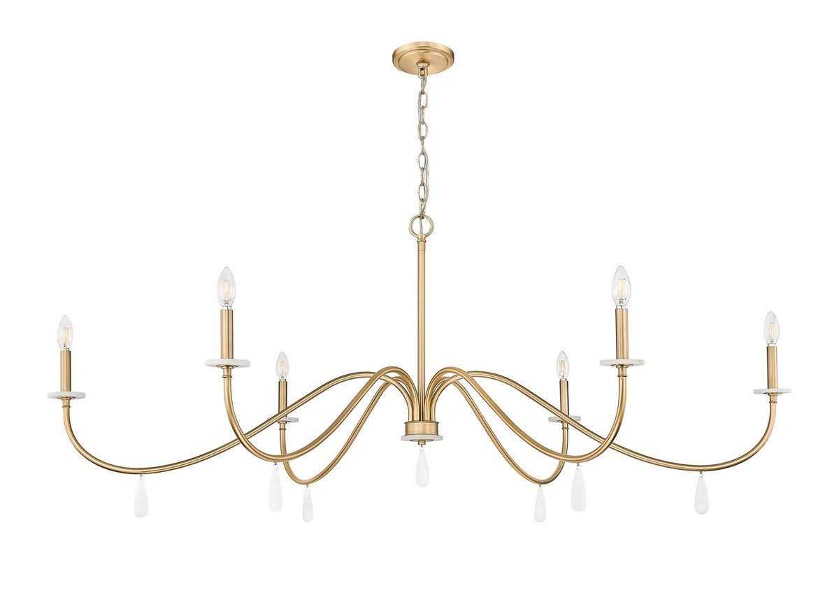 Lustre Toussant Or moderne, 63" – vue 3